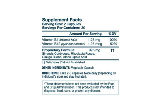 Oxygen Max 60 - Endurance Supplement