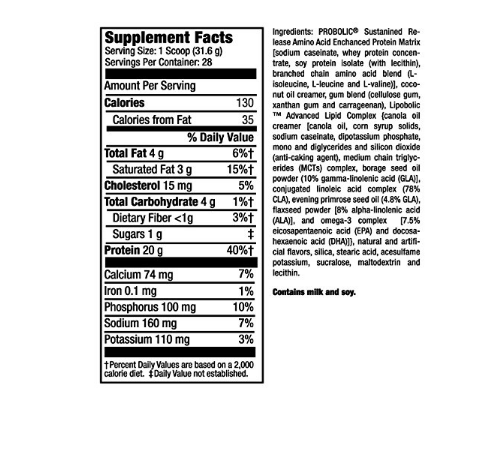 Probolic-SR Sustained Release Bio-Efficient Protein